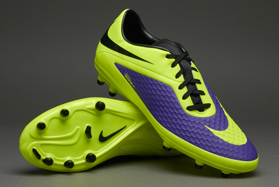 Nike HyperVenom Phelon FG - Purple/Volt